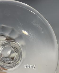 Waterford Curraghmore Goblet Claret Wine Glass 7 1/2 Tall Set Of 4