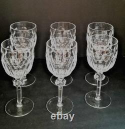 Waterford Curranghmore Hock Wine Blown Glasses Ireland Vintage Set of 6