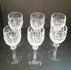 Waterford Curranghmore Hock Wine Blown Glasses Ireland Vintage Set of 6