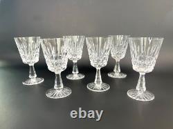 Waterford Cut Crystal Kylemore Wine Goblet Wine Glass 6.75 H Set of (6)