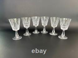 Waterford Cut Crystal Kylemore Wine Goblet Wine Glass 6.75 H Set of (6)
