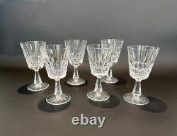 Waterford Cut Crystal Kylemore Wine Goblet Wine Glass 6.75 H Set of (6)
