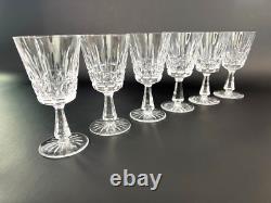 Waterford Cut Crystal Kylemore Wine Goblet Wine Glass 6.75 H Set of (6)