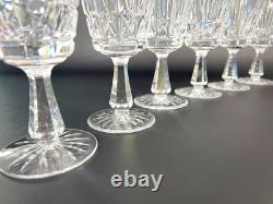 Waterford Cut Crystal Kylemore Wine Goblet Wine Glass 6.75 H Set of (6)