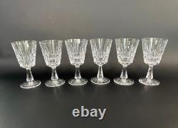 Waterford Cut Crystal Kylemore Wine Goblet Wine Glass 6.75 H Set of (6)