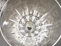 Waterford Cut Crystal Kylemore Wine Goblet Wine Glass 6.75 H Set of (6)