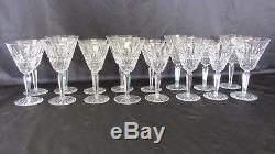 Waterford Cut Crystal Maeve Goblet & White Wine Glasses-8 of Each
