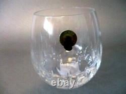 Waterford ENIS Crystal Stemless Wine Glasses Brandy Whiskey Set Of 4 New