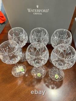 Waterford Eve Wine Glasses-set Of 6- Lead Crystal-new With Box-tags Made In Irel
