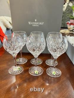Waterford Eve Wine Glasses-set Of 6- Lead Crystal-new With Box-tags Made In Irel