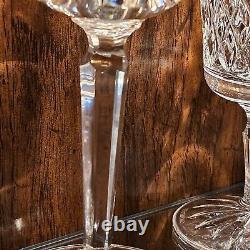 Waterford Golden Lismore Tall Wine & Iced Beverage Crystal Glass Set Of 4