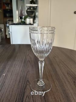 Waterford Hanover Gold Marquis Wine / Water Goblets Gold Rim Medium, SET OF 10