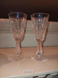 Waterford Ireland Crystal Rosslare Goblet, Wine, and 2 Sherry Set of 4