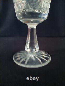 Waterford Ireland Crystal Rosslare Goblet, Wine, and 2 Sherry Set of 4