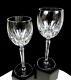 Waterford Ireland Signed Crystal Wynnewood 2pc 8 1/8 White Wine Glasses 1993