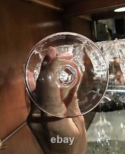 Waterford Irish Crystal Alana 5 7/8 Claret Wine Glasses (7) Original Ireland