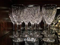 Waterford Irish Crystal Araglin 7 1/8 Wine Glasses (11)Original Made in Ireland