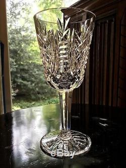 Waterford Irish Crystal Clare White Wine Glasses (4) Original Made in Ireland