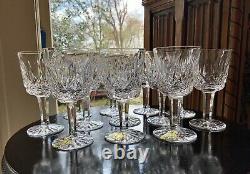 Waterford Irish Crystal Lismore Port Wine Glasses (12) Original Ireland 1980's