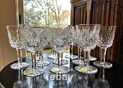 Waterford Irish Crystal Lismore Port Wine Glasses (12) Original Ireland 1980's