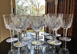 Waterford Irish Crystal Lismore Port Wine Glasses (12) Original Ireland 1980's