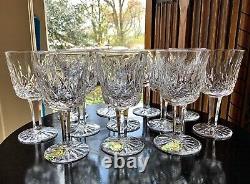 Waterford Irish Crystal Lismore Port Wine Glasses (12) Original Ireland 1980's