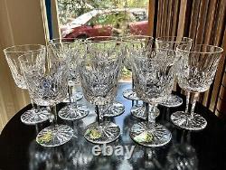 Waterford Irish Crystal Lismore Port Wine Glasses (12) Original Ireland 1980's