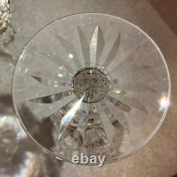 Waterford Irish Crystal Powerscourt 6 3/8 White Wine Glasses (12) Ireland