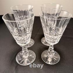 Waterford Kylemore Cut Crystal Claret Wine Glasses Set of? 4, Ireland Made