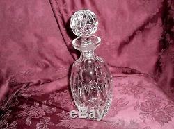 Waterford Leaded Crystal LISMORE Wine Decanter with Stopper 10 1/2 Pristine