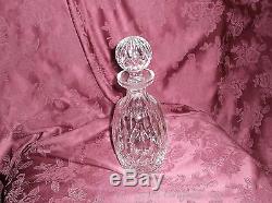 Waterford Leaded Crystal LISMORE Wine Decanter with Stopper 10 1/2 Pristine