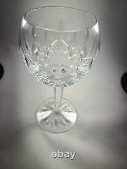 Waterford Lismore 9 Oz Balloon Wine Glass Lead Crystal 7 1/8 Hight. New