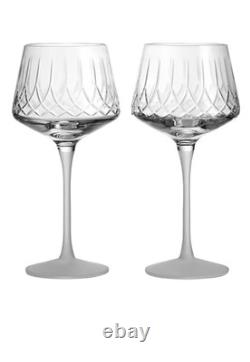 Waterford Lismore Arcus Wine, Set of 2 GLASSWARE, WINE GLASSES, 14.2 oz