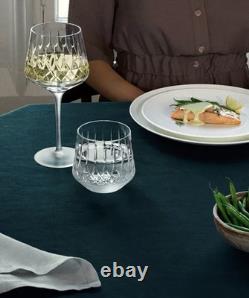 Waterford Lismore Arcus Wine, Set of 2 GLASSWARE, WINE GLASSES, 14.2 oz