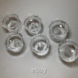 Waterford Lismore Champagne Sherbet Glasses-Set of 6