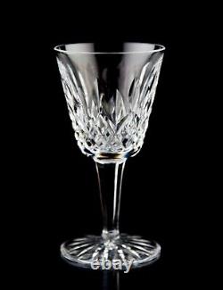 Waterford Lismore Claret Wine Glasses Set of 4 Elegant Vintage Crystal Stemware