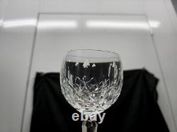 Waterford Lismore Crystal Hock Balloon Wine Glasses Ireland Set of (6)