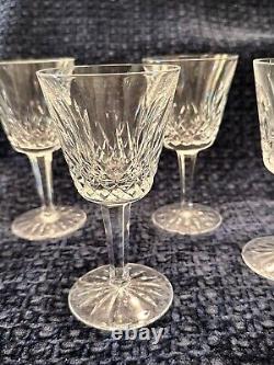 Waterford Lismore Crystal White Wine Glasses Set Of 10