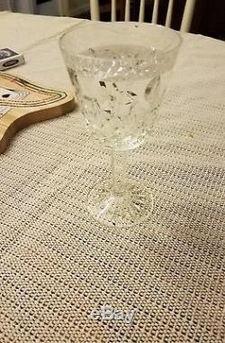 Waterford Lismore Crystal Wine Glasses (8) 5 3/4