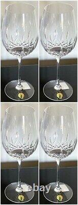 Waterford Lismore Essence Goblet 4 Goblets Glasses Boxed with tags # 143781