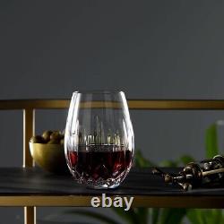 Waterford Lismore Essence Stemless Deep Red Wine Glass Pair #1058172 BNIB
