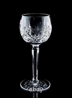 Waterford Lismore Hock Wine Glasses Set of 6 Elegant Vintage Crystal Stemware