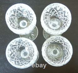 Waterford Lismore Hock Wine Goblet SET OF 4