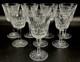 Waterford Lismore Irish Crystal 5 7/8 Claret Wine Glasses (set Of 8)