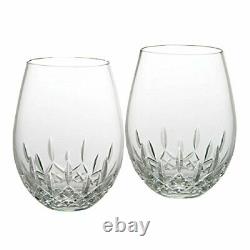 Waterford Lismore Nouveau Stemless Deep Red Wine Pair (136-879)