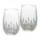 Waterford Lismore Nouveau White Stemless Wine Glass, Pair