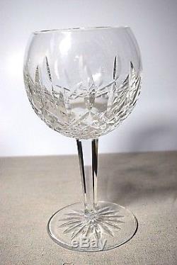 Waterford Lismore Oversized Wine Balloon Glass 16 oz. Set of 4 with Boxes