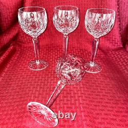 Waterford Lismore Wine Hocks Set Of Four 2 Sets Avail