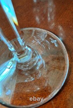 Waterford Lucerne Cut Crystal Wine Glasses, Set of 4, Tall, Pristine Condition