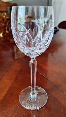 Waterford Lucerne Cut Crystal Wine Glasses, Set of 4, Tall, Pristine Condition